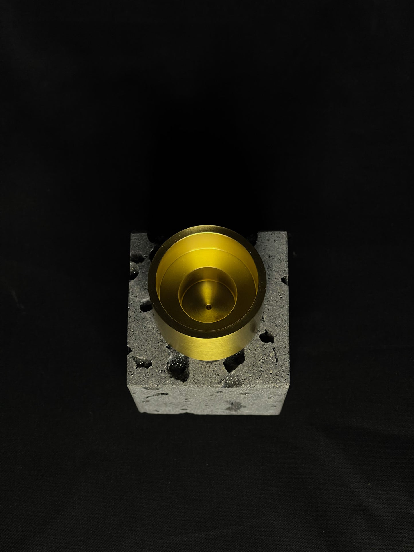Lava candle holder